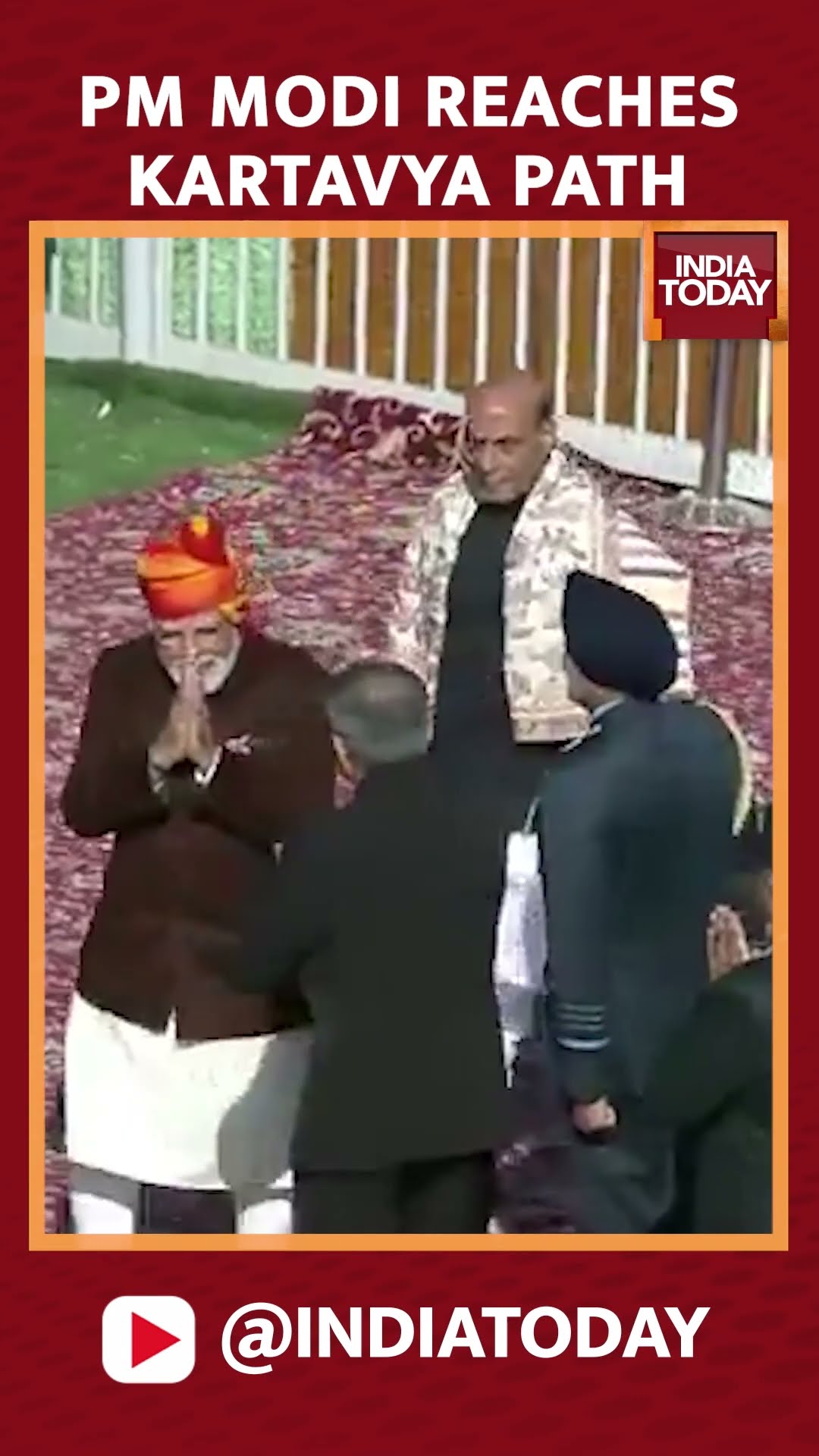 PM Narendra Modi reaches Kartavya Path for Republic Day Parade | India Today