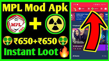 MPL Pro New Mod Apk || MPL Pro New Game H@ck Trick || MPL Pro App Latest Version Mod Apk
