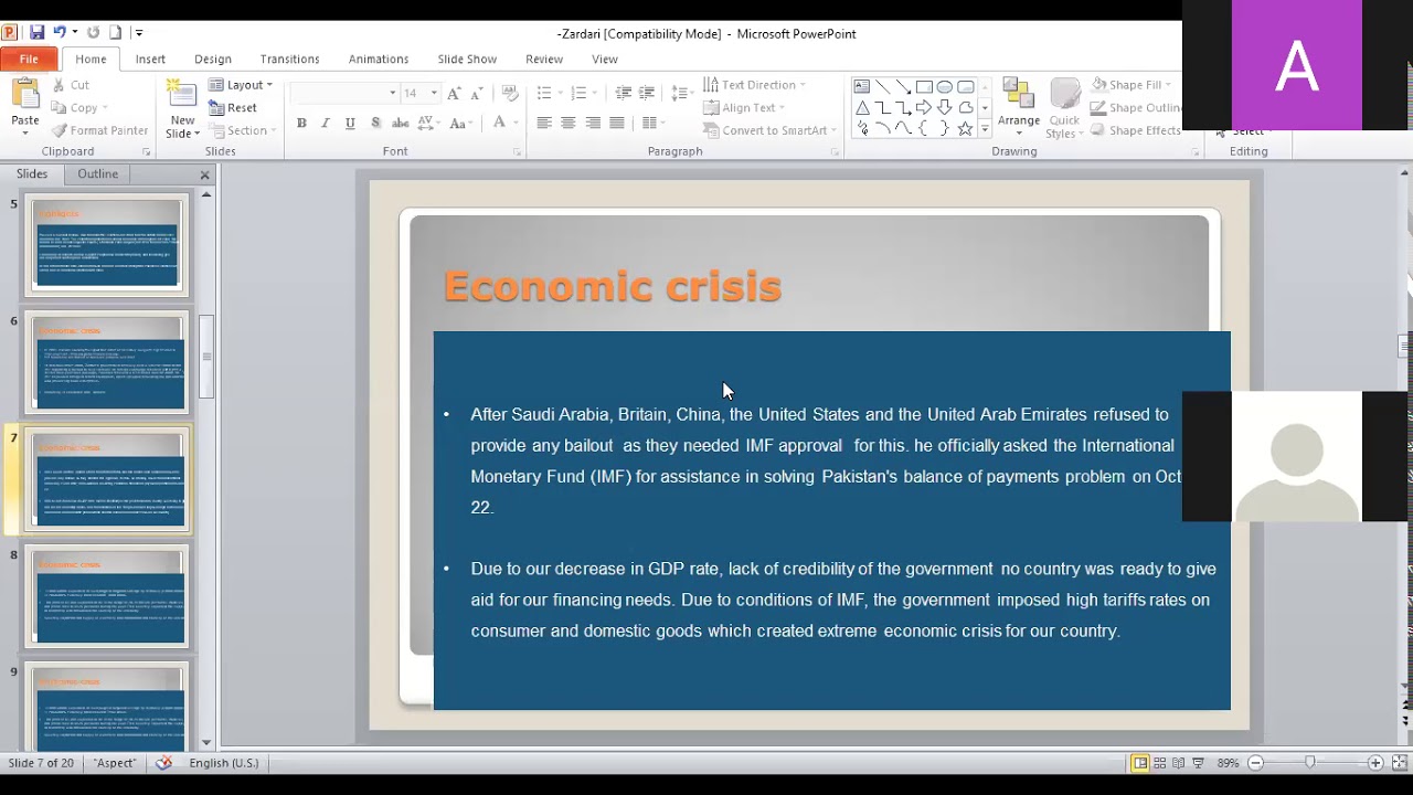 Zardari Government 2008 2013 9Apr