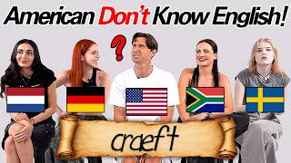 Can 5 Germanic Language Speaker Guess Old English l Old English = German