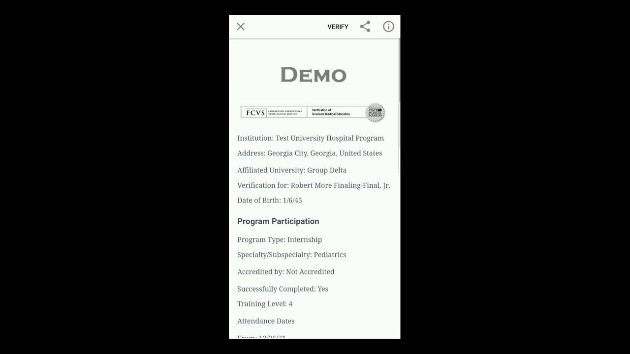 Recipient Adding GME Certificate