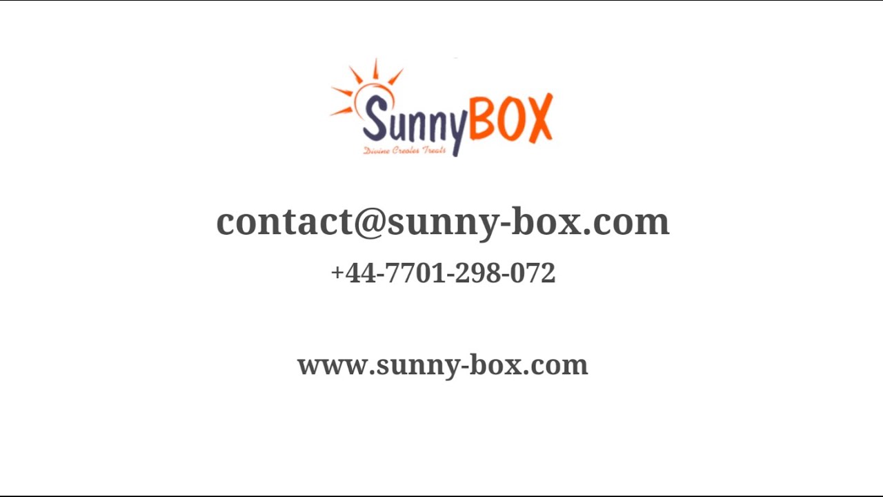 Sunnybox - Intro