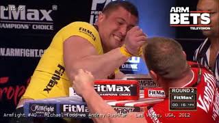 Michael Todd vs Andrey Pushkar, Armfight #40, 2012 FULL FIGHT