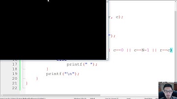 บทที่ 3 ทักษะการเขียนโปรแกรม nested loop | ปัญหา สี่เหลี่ยมพร้อมเส้นทแยงมุม