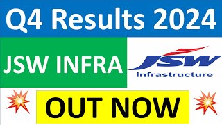 JSW INFRA Q4 results 2024 | JSW INFRA results today | JSW INFRA Share News | JSW INFRA latest news