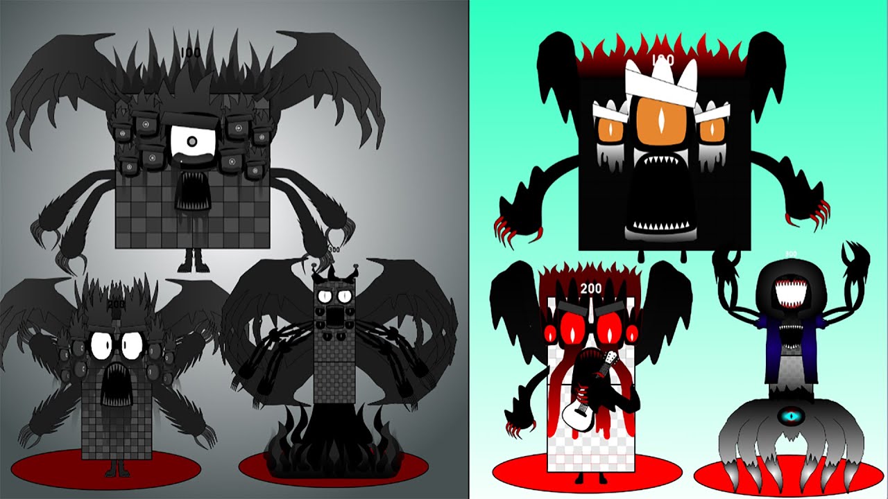 UBD VS Negative! Uncannyblocks Band But Different Units -Millions (1- 1K -1M -1B)| Made Music Video!