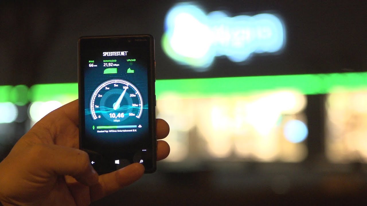 Handson speedtest 4G KPN » MobileCowboys YouTube