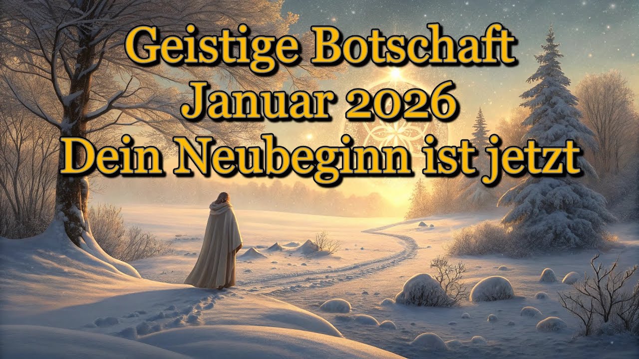 Botschaft aus der Geistigen Welt: Energien im Januar 2026 - Dein Neubeginn ist jetzt