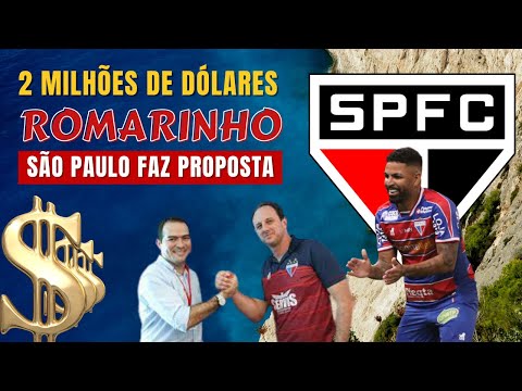 SÃO PAULO QUER PAGAR 2 MILHÕES DE DÓLARES POR ROMARINHO