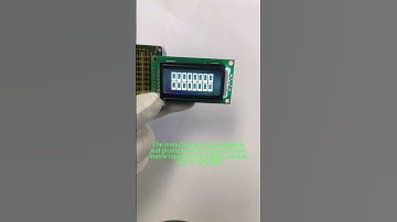 Manufacturers produce 8*2 character dot-matrix LCD display modules.#display