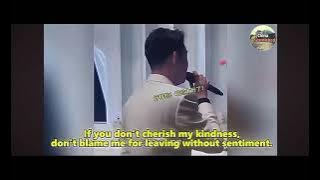 I can love you or dump you (Cecila Chung). The Chinese groom sang this at his wedding ceremony.