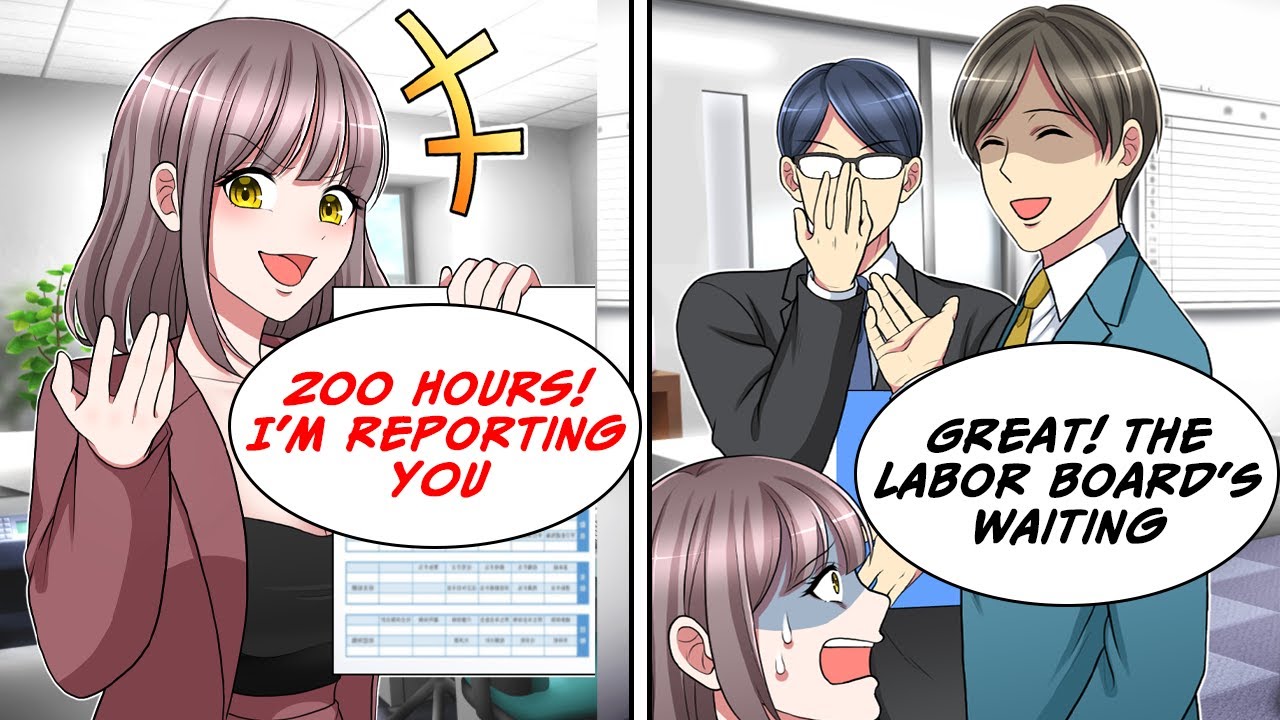 [Manga Dub] A new Hire claimed insane overtime, so I told Him to call the labor board...!? [RomCom]