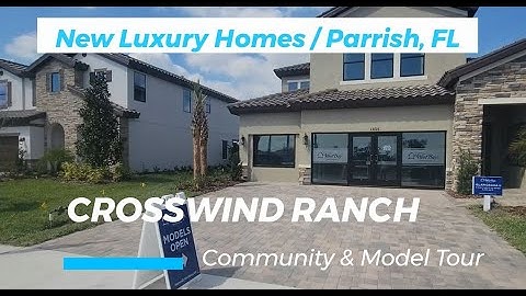 Crosswind Ranch / Parrish, FL / Islamorada II plan / Homes by Westbay / 2 Minute New Home Tours