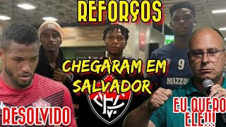 NOVOS CONTRATATOS DO VITÓRIA CHEGARAM EM SALVADOR!!! TUDO RESOLVIDO!!! CLUBE LEVOU ATLETA DO LEÃO!!!