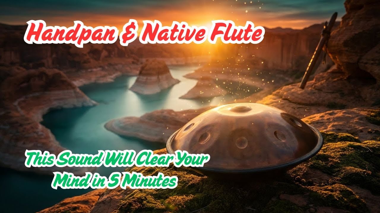 This Sound Will Clear Your Mind in 5 Minutes 🌿 Handpan & Native Flute