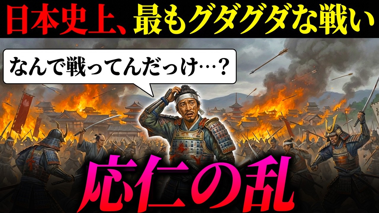 【京都が地獄絵図に…】日本一意味不明な戦い『応仁の乱』