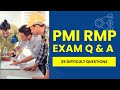 PMI RMP Exam Questions and Answers with Explanations (35 Difficult Questions)