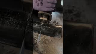 Heavy Copper Wire Cutting in Powerful Industrial Cutter 🔥⚡#CopperWire