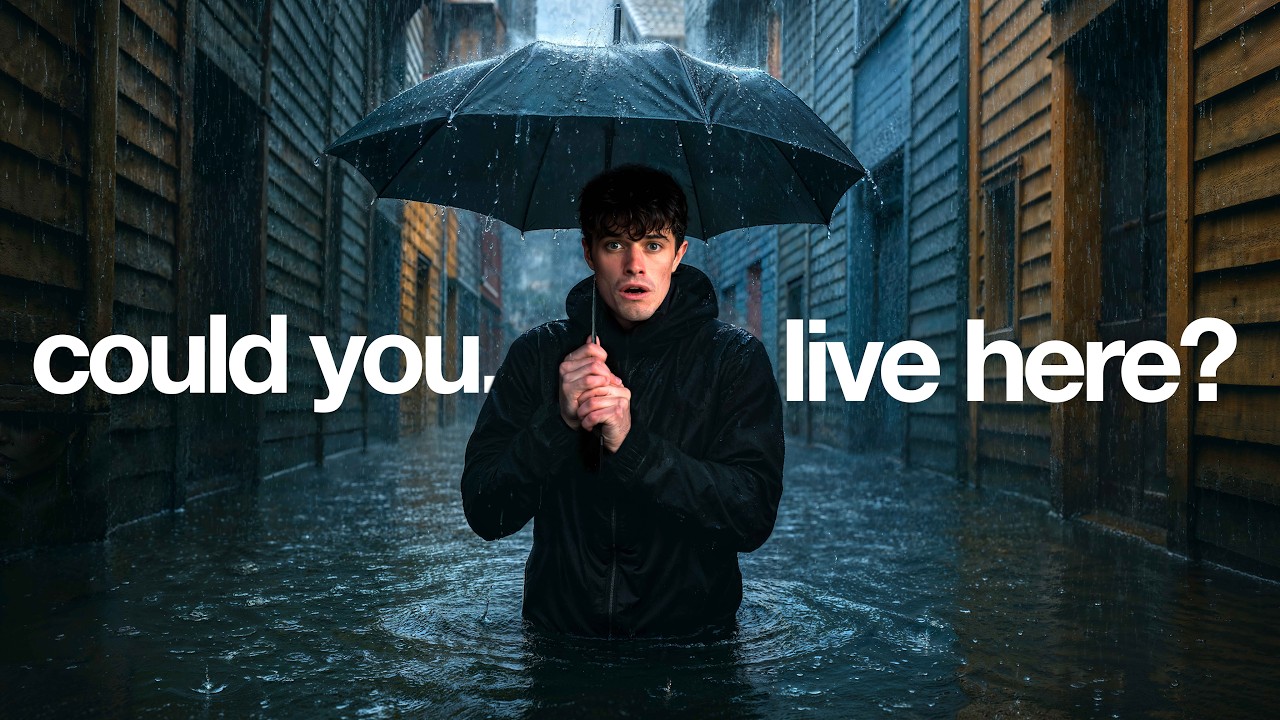 Самый дождливый город Европы — как людям удаётся оставаться счастливыми?