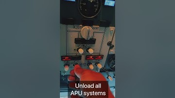 B737 APU shutdown procedure