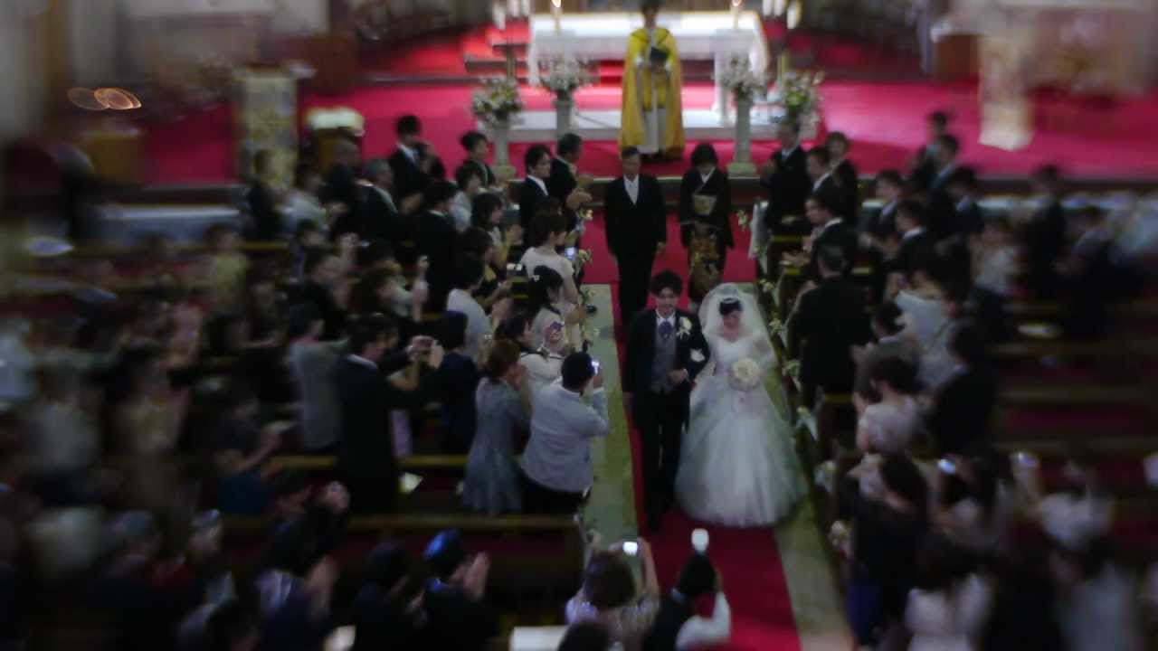 結婚式エンドロール カトリック下井草教会 Vol 67 Sde Youtube