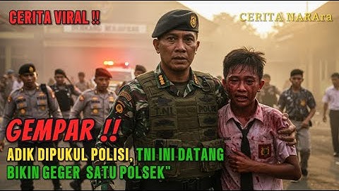 HEBOH! ADIK DI PUKUL AROGAN SAAT DI TILANG POLISI, TNI INI DATANG BIKIN GEGER SATU POLSEK !! 𝐆𝐄𝐌𝐏𝐀𝐑!