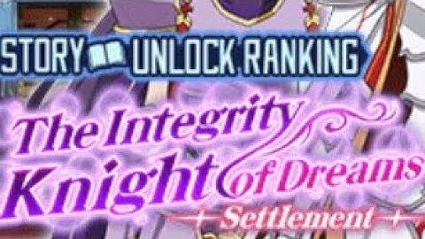 Sword Art Online Memory Defrag [ "The Integrity Knight of Dreams ~Settlement~" ]Story