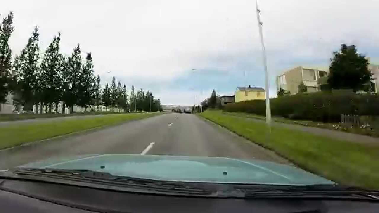 Iceland Drivelapse Akureyri To Blönduós — Blönduós — video poster