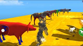 robot... !!! very exciting animal game...!!! animal Simulator New _ robot and horses 😲🐎🐎😲