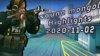 sauna mongol Highlights 2020-11-02 | CS:GO #AutoLadder