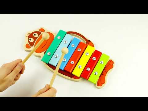 Ксилофон Обезьянка Alatoys (Алатойс) - развивающие деревянные игрушки