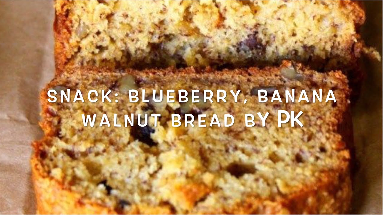 Blueberry Walnut Banana Bread Quick easy Recipe... YouTube
