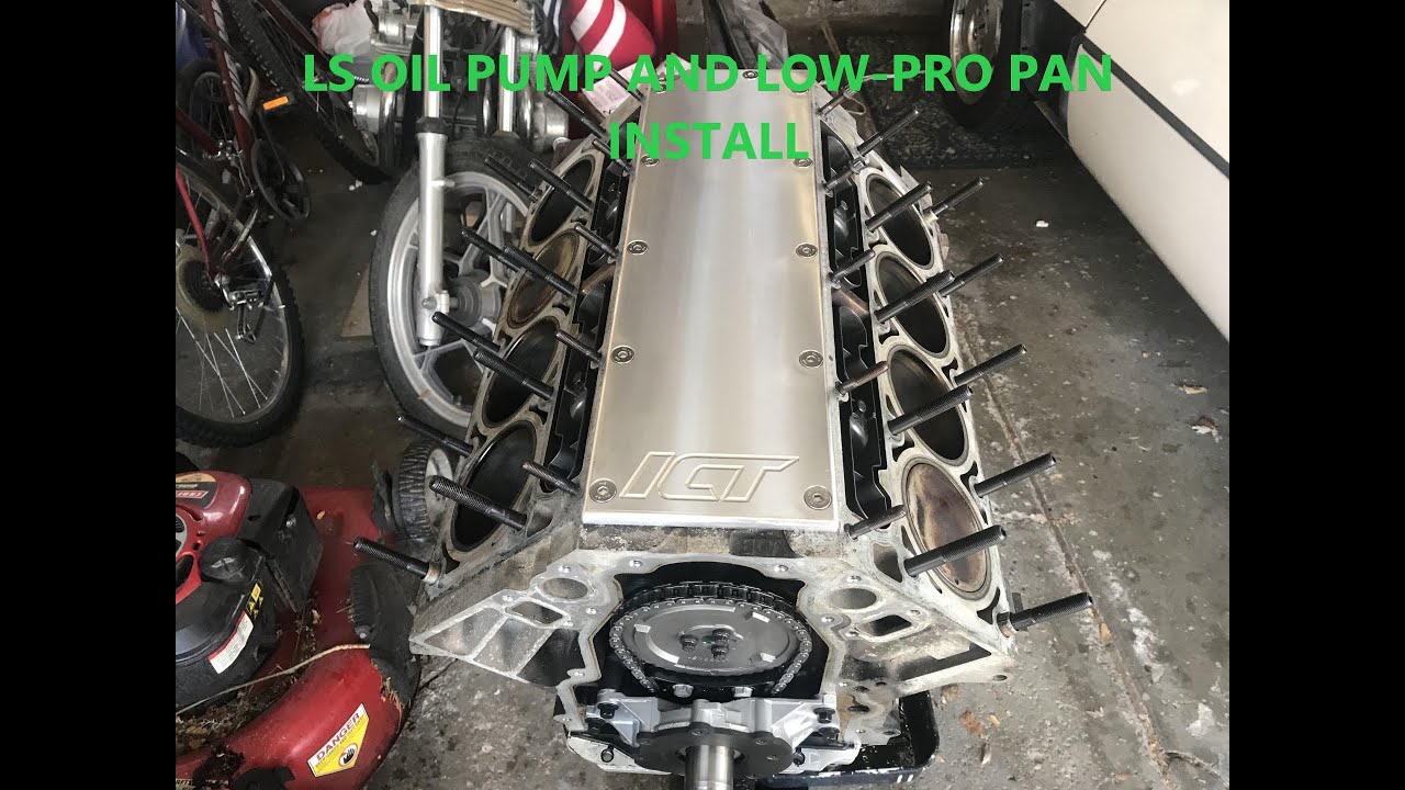 Installing the M295 oil pump, FBody oil pan and modified truck windage