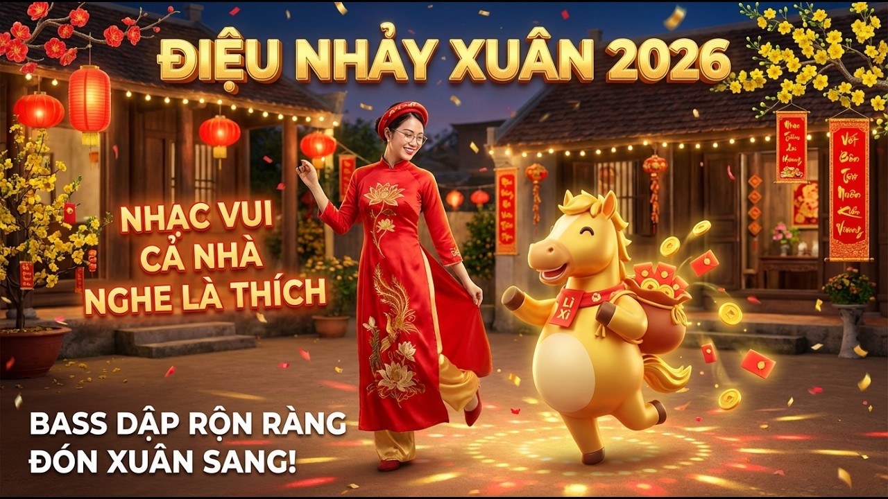 Disco Xuân 2026 – Nhạc Vui Cả Nhà Nghe Là Thích, Bass Dập Rộn Ràng Đón Xuân Sang! 🐎🧧🔊