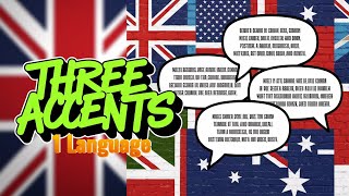 British vs. American vs.Australian English| 1 language 3 accents & spellings. #EnglishDifferences