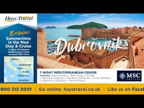 Hays Travel Exclusive Summertime in the Med Stay & Cruise