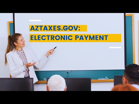 AZTaxes.gov: Electronic Payment