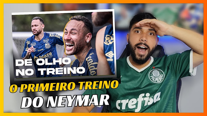 PRIMEIRO TREINO DE NEYMAR NO RETORNO AO SANTOS FC