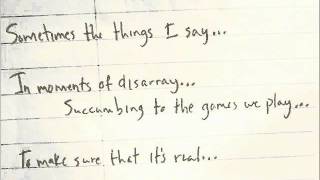 Everything Changes - Staind (Lyrics)
