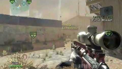 Best Sniper Shot in MW3 Ever! (Call of Duty Modern Warfare 3 Sniper Spawn Shot)