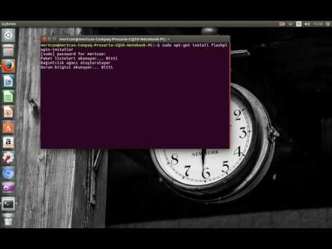LİNUX (UBUNTU) ADOBE FLASH PLAYER KURULUMU
