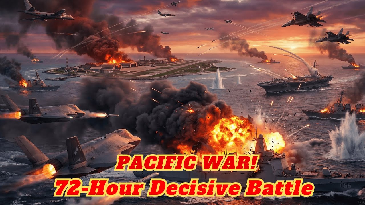PACIFIC WAR! US & China Fleets DESTROY Each Other - 72 Hour Paracel Battle!