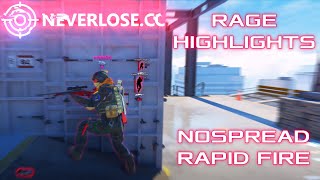CS2 NoSpread & Rapid Fire | Wingman HvH | rage highlights #28 | ft. Neverlose.cc