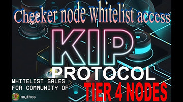 KIP Protocol the foundation for the future of AI! Node whitelist access