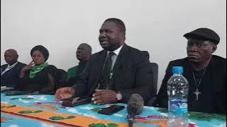 LIVE: PATRIOTIC FRONT SECRETARY GENERAL HON RAPHAEL NAKACHINDA ADDRESSES THE MEDIA.
