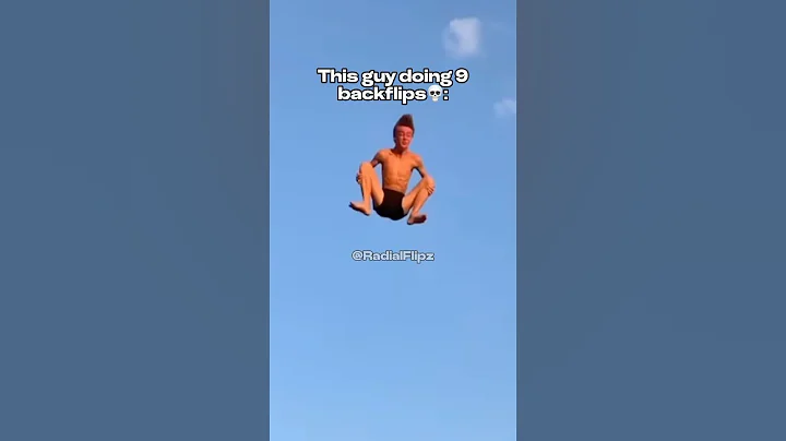 9 BACKFLIPS ON A TRAMPOLINE😱🤯