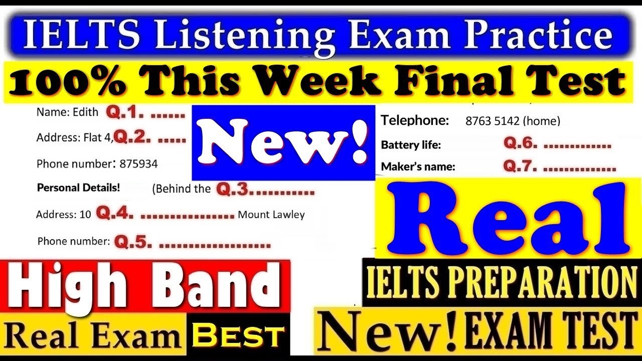 IELTS Listening Practice Test 2026 | New Real IELTS Exam With Answers | 01 Mar 2026