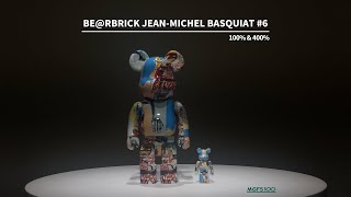 베어브릭 바스키아 6 BE@RBRICK JEAN-MICHEL BASQUIAT #6 100％ & 400％