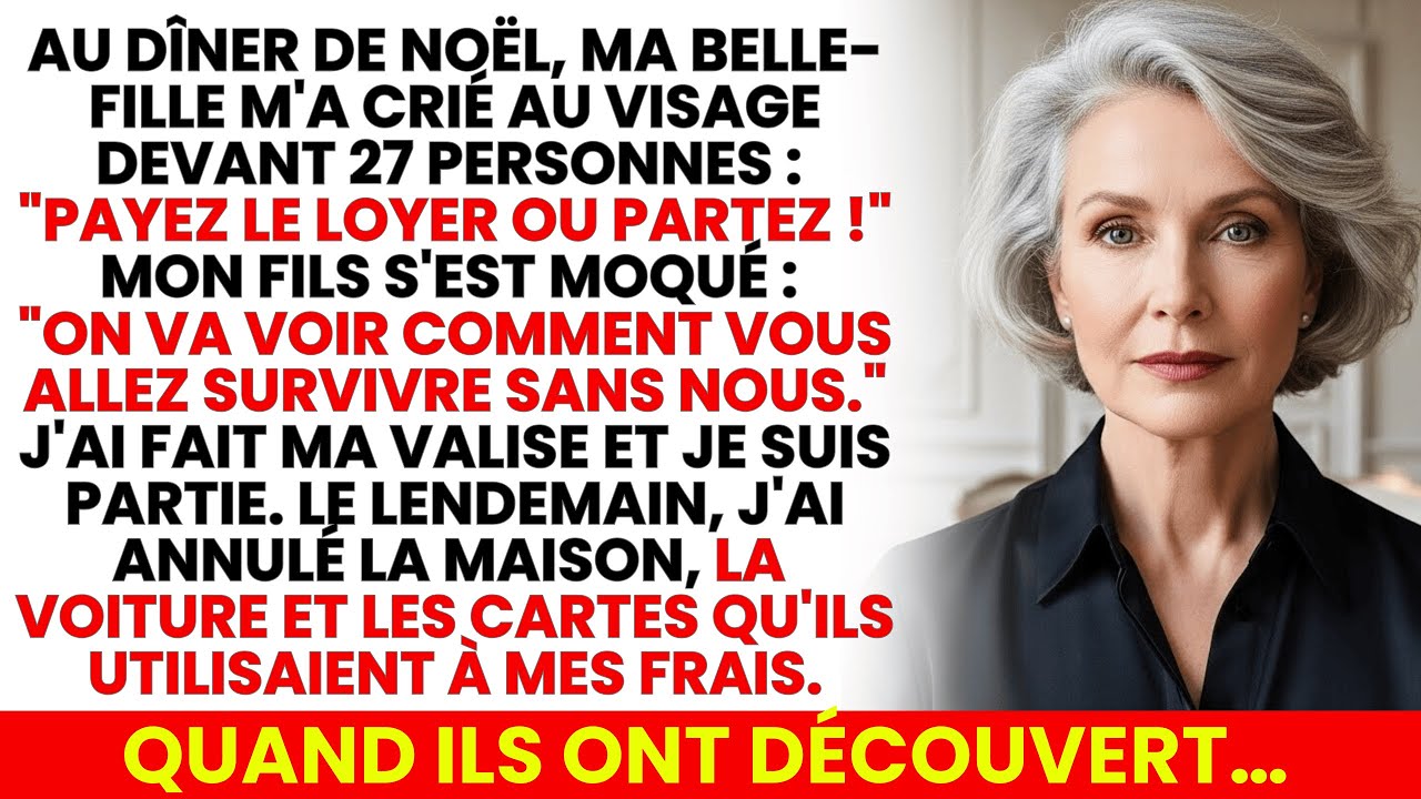 Ma Belle-Fille A Crié : « Payez Le Loyer Ou Partez » — Mon Fils A Approuvé. Alors J’ai Tout Annulé…