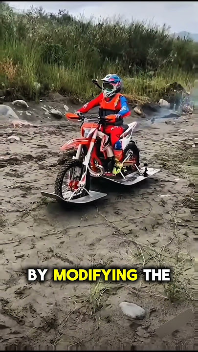 The Motorbike Runs On Water‼️